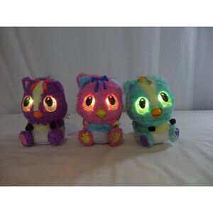 Hatchimals Hatchi Babies Baby Bird Interactive Talking and Lights Up x 3 working